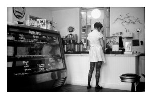 black and white photo bakery